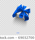gift box with red bow 69032700