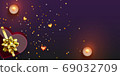 Happy Valentine's Day banner template. 69032709