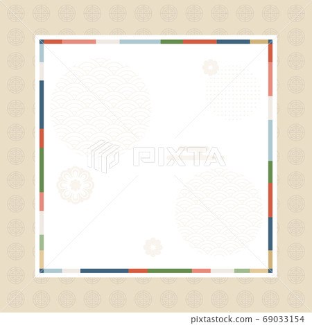 Korean traditional background vector illustration 69033154