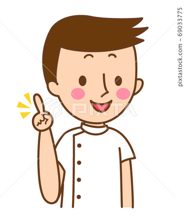 Doctor in point pose 69033775