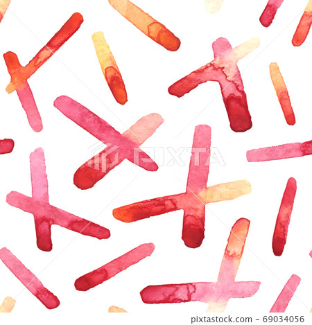 水彩圖案背景插畫藝術 69034056