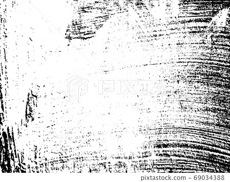 Black and white grunge. Distress overlay texture. Abstract surface dust and rough dirty wall background concept.  Distress illustration simply place over object to create grunge effect. Vector EPS10. 69034388