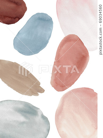 Brown watercolor background Brown watercolor background 69034560
