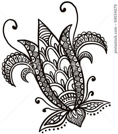 Illustration line art simple line illustration... - Stock Illustration ...