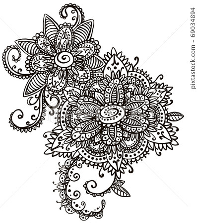 Illustration line art simple line illustration... - Stock Illustration ...