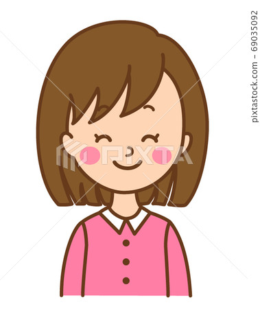 A smiling woman 69035092