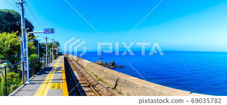 千和站JR九州大村線全景[長崎市東之木郡] 69035782