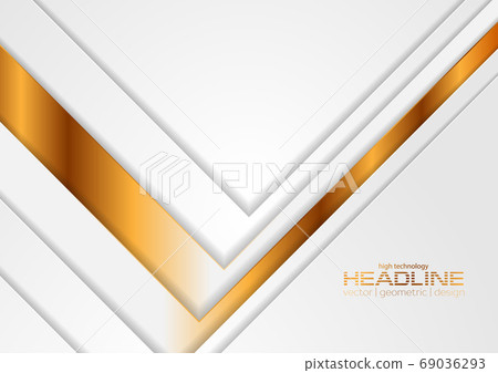 Luxury golden and black geometric corporate background Luxury golden and black geometric corporate background 69036293