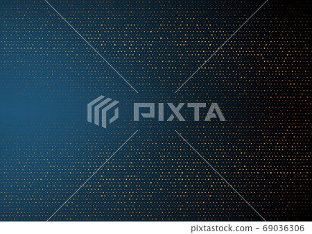 Small golden dots abstract technology background Small golden dots abstract technology background 69036306