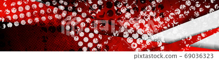 Grunge red tech geometric abstract background Grunge red tech geometric abstract background 69036323