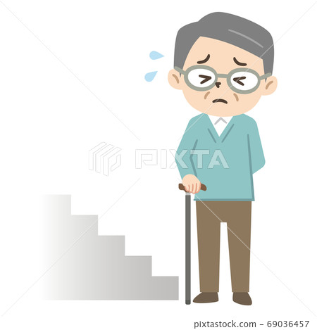 麻煩台階的老人 69036457