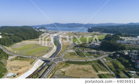《宮城縣》南三陸城市景觀鳥瞰圖2020.8 《宮城縣》南三陸城市景觀鳥瞰圖2020.8 69036911
