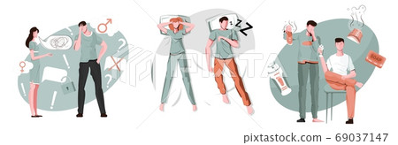 Men Problem Compositions Set 69037147