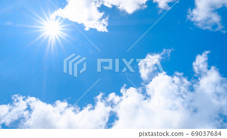 Summer blue sky Summer blue sky 69037684