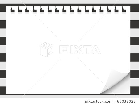 Blank paper background material 69038023