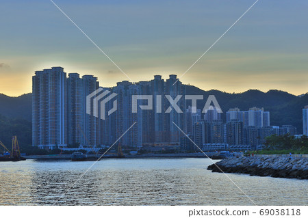 8 Aug 2020 a residential area at Junk Bay, Tseung Kwan O 8 Aug 2020 a residential area at Junk Bay, Tseung Kwan O 69038118