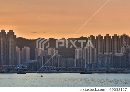 8 Aug 2020 a residential area at Junk Bay, Tseung Kwan O 8 Aug 2020 a residential area at Junk Bay, Tseung Kwan O 69038127