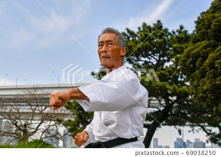 日本武術,武士,老人,空手道,武術家,柔道,極端吸塵器 日本武術,武士,老人,空手道,武術家,柔道,極端吸塵器 69038250
