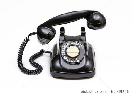 Showa Retro's two black phones Showa Retro's two black phones 69039206