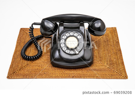 Showa Retro's two black phones Showa Retro's two black phones 69039208