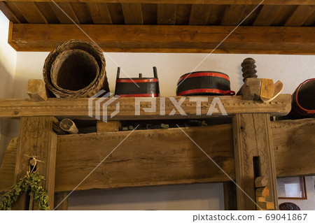 old wine press in Moor, Hungary 69041867