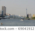 Tokyo Sky Tree under construction seen from Eitai Bridge 69041912