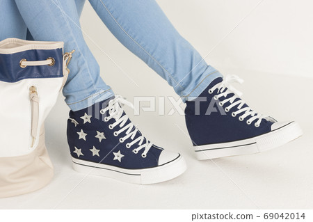 spring blue women's ankle boots 69042014