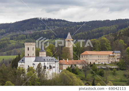 Rozmberk nad Vltavou castle in Southern Bohemia, Rozmberk nad Vltavou castle in Southern Bohemia, 69042113