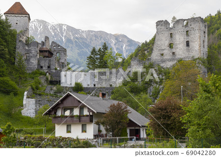 Castle ruins Kamen, Radovljica, Slovenia Castle ruins Kamen, Radovljica, Slovenia 69042280