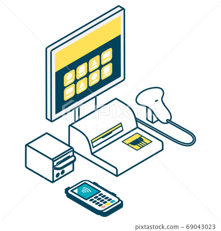 Automatic change machine - Stock Illustration [69043023] - PIXTA