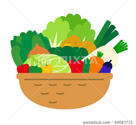 Illustration of assorted vegetables 69043732