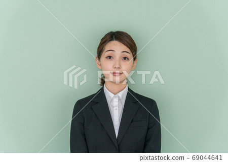 Young woman interviewing online [Image of job hunting] 69044641