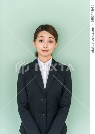 Young woman interviewing online [Image of job hunting] 69044643