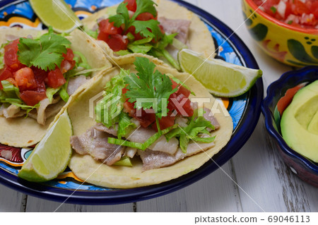 Mexican food tacos 69046113