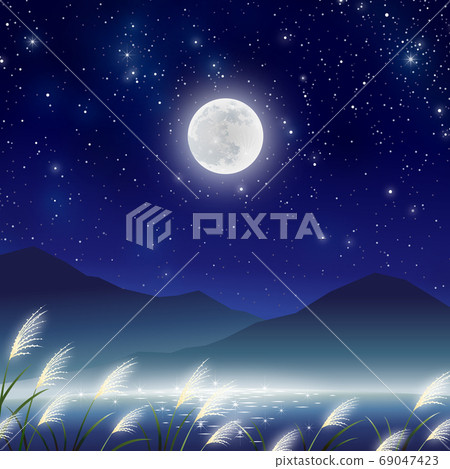 Mid-Autumn Moon Susukinohara 69047423