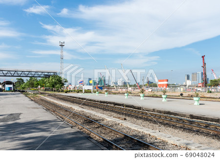 Construction site of the new center railway 69048024