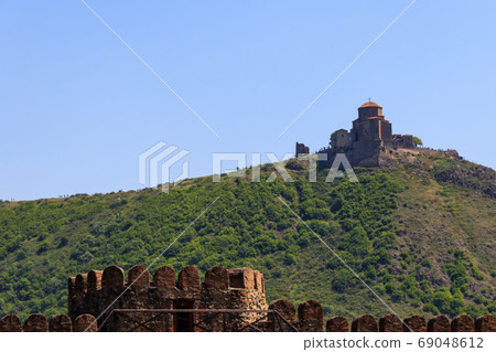 View on the Jvari monastery 69048612