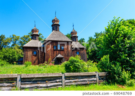 Ancient wooden orthodox church of St. Michael 69048769