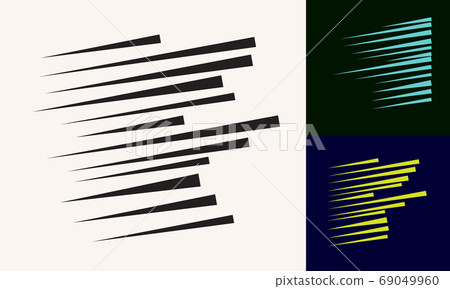 Random parallel lines with uneven distance between them. 69049960
