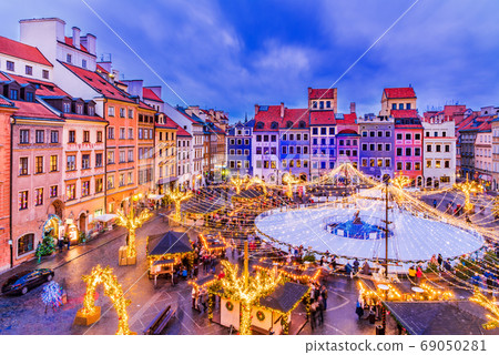 Warsaw, Poland - Christmas Market 69050281