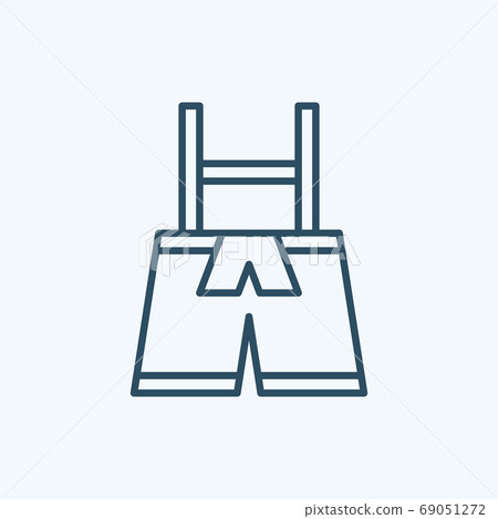 Lederhose pant, Bavarian Man traditional cloth, Icon Logo Vector Isolated. Oktoberfest Icon Set. Editable Stroke and Pixel Perfect. Lederhose pant, Bavarian Man traditional cloth, Icon Logo Vector Isolated. Oktoberfest Icon Set. Editable Stroke and Pixel Perfect. 69051272