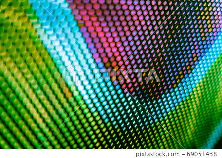 CloseUp LED blurred screen. LED soft focus background. abstract CloseUp LED blurred screen. LED soft focus background. abstract 69051438