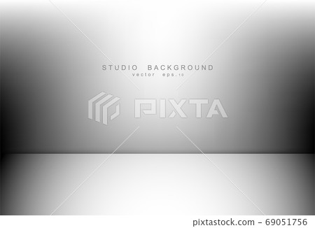 Empty luxury studio room Backdrop. Light interior - Stock Illustration ...