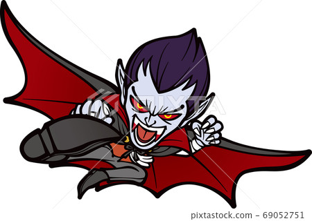Dracula descending [2 heads/black] 69052751