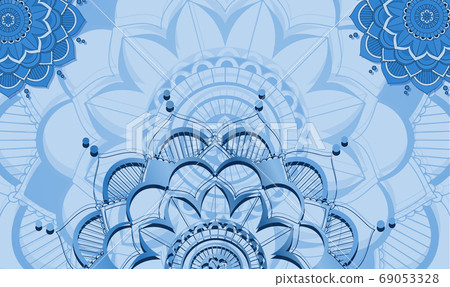 Beautiful colour mandala background Beautiful colour mandala background 69053328