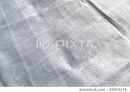 White fabric texture background close up 69054276
