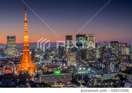 世貿中心大樓夜景 世貿中心大樓夜景 69055006