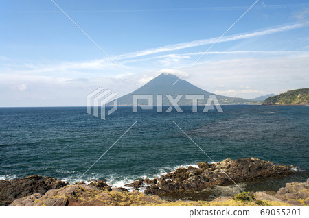 從長崎的鼻子看鹿兒島縣的Kaimondake（薩摩富士） 69055201