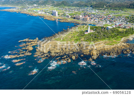 Panoramic aerial view of Nojimazaki, Minamiboso, Chiba Prefecture Panoramic aerial view of Nojimazaki, Minamiboso, Chiba Prefecture 69056128