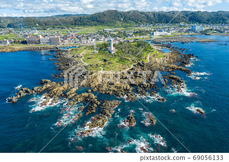 千葉縣南房總野野崎市的全景鳥瞰圖 千葉縣南房總野野崎市的全景鳥瞰圖 69056133